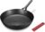 Carbon Steel Pan, 10 Inch Nonstick Frying Pan Skillet, Pre-Seasoned Carbon Steel Cookware with Removable Silicone Handle Holder, Indoor/Outdoor, Induction & Oven Safe