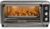 BLACK+DECKER TO3250XSBD 8-Slice Extra Wide Convection Countertop Toaster Oven, Includes Bake Pan, Broil Rack & Toasting Rack, Stainless Steel/Black