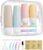 BAGSMART 18 Pack TSA Approved Travel Bottles for Toiletries, Leak Proof Silicone Travel Size Containers Bottles for Shampoo, Soft Pastel