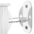 4our Kiddies Furniture Anchors (10 Pack), Furniture Straps for Baby Proofing, Secure 400 Pound Furniture to Wall Prevent Falling, Anti Tip Earthquake Straps for Child Safety (White)