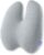 C CUSHION LAB Extra Dense Lumbar Pillow – Patented Ergonomic Multi-Region Firm Back Support for Lower Back Pain Relief – Lumbar Support Cushion with Strap for Office Chair, Car, Sofa, Plane – Grey