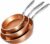 Gotham Steel Hammered Frying Pan Set, 3 Piece Nonstick Copper Fry Pans, 8”, 10” & 12” Skillet, Omelet Pan, Cookware, PFOA Free, Dishwasher Safe, Cool Touch Handle | 8, 10, 12″ Fry Pans, Non Toxic PFOA/PFOS/PTFE Free, Induction Compatible, Oven and Dishwasher Safe
