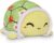 TeeTurtle – The Original Reversible Turtle Plushie – Strawberries + Flowers – Cute Sensory Fidget Stuffed Animals That Show Your Mood