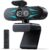 EMEET C60E Dual-Camera 4K Webcam for Streaming, Wide-Angle and Telephoto Cameras, Max 11X Hybrid Zoom & PDAF Autofocus, Remote Control, RGB Lighting, 2 Mics, Ideal for Livestreaming and Online Meeting