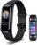 Fitness Tracker, 24/7 Heart Rate Blood Oxygen Blood Pressure Body Temp Monitor Sleep Calorie Tracker with 1.1″ AMOLED Touch Color Screen Pedometer Smart Watch Waterproof for Women Men