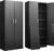Guizeeopo Metal Storage Cabinet with Adjustable Shelves, Garage Storage Cabinets with Doors and Shelves, File Cabinets for Home Office, Kitchen Pantry Cabinet, 71’H, Black
