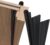 Fingersafe Commercial Door Hinges Finger Pinch Guard for Kids | UL Classified Push & Pull Side Door Pinch Guard for Schools, Daycare Centres & Home | USA Made | Finger Guard Door Black, 95″