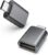 Syntech USB C to USB Adapter Pack of 2, USB 3.0 Female to Thunderbolt 4/3 Adapter Compatible with MacBook Pro Air 2024, Surface, iPad, iPhone, Galaxy Notebook, XPS and More Type C Devices, Space Grey