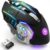 MELOGAGA Wireless Gaming Mouse Bluetooth/2.4G RGB Rechargeable -Black | Bluetooth/2.4G Dual Modes, Silent Clicks, 7-Color Backlit, 6 Buttons, Rechargeable Battery for PC, Mac, Laptop, Chromebook