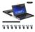 MT-VIKI Rack Mount KVM Console w/15.6″ LCD Monitor, 8 Port HDMI KVM Switch, 1920×1080@60Hz 1U Integrated Monitor Keyboard, Fits 18.9″ to 31.5″ Deep Racks (480-800mm), Included 8 Cables