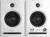 Ortizan C7 Dual-Mode 2.0 Studio Monitors, Active Monitor Speakers for Near Field Music Production, Bluetooth 5.3 Wireless Computer PC Monitor Gaming Bookshelf Speakers(Pair, White)