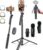 Yeaki Vlogging Kit for iPhone/Android, 71″ Selfie Stick Tripod for iPhone with Light, Wireless Remote & Microphone, Adjustable Phone Tripod for TikTok/YouTube Starter Content Creator Essentials Kit