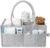 Mr. Pen- Baby Diaper Caddy Organizer, Gray, Medium | Nursery Storage Bin and Car Organizer for Diapers and Baby Wipes