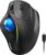 TECKNET Wireless Trackball Mouse, Bluetooth Mouse with Ergonomic, Black | 3-Device Connectivity (Bluetooth & 2.4G), 5 Adjustable DPI, RGB Lighting, PC, Mac & Laptop Compatible