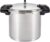 MIRRO 22qt Aluminum Pressure Canner with 3 Regulators & double Cooking Racks, 5/10/15 PSI
