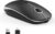 VssoPlor Type C Wireless Mouse, USB C MacBook Wireless Mouse Dual Mode Cordless Mice with USB and Type C Receiver Compatible with PC, Laptop, MacBook and All USB C Devices-Black and Silver