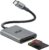 Acer SD Card Reader USB C, Dual Slots Type C to Memory Card Reader, Aluminum Micro SD Card Camera Adapter for MicroSD, SDHC, SDXC, Compatible with iPhone17/16/15, MacBook Neo/Pro/Air, iPad, Laptop