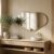 Irregular Wall Mirror 22″x40″ Gold Abstract Asymmetrical Mirrors for Wall, Decorative Wavy Mirror for Entryway, Bedroom, Cloakroom, Living Room, Aluminum Alloy Frame