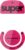 Superglide Glass Mouse Skates – Super Smooth Glide, Polished Round Edge, Super Fast Gaming Mouse Feet with Durable Sole for Logitech G Pro X Superlight1 (Type-S, Magenta)