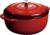 Lodge Essential Enamel Cast Iron Dutch Oven with Lid 7.5 Quart – Oven-Safe Enamel Cookware up to 500° F – Heat-Retaining Braising & Roasting Pot – Non-Toxic Cookware – Island Spice Red
