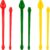 6 Pcs Fish Hook Remover Tool Snelled Fishing Hook Disgorger Plastic Unhook Extractor Tool for Fishing Gear Accessories 2 Different Sizes