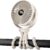 Portable Stroller Mini Fan, Small Rechargeable Personal Fan, Travel Essentials for Baby, Wagon, Car Seat, Treadmill, Battery Powered Biking Gear Accessories, 360° Rotation, 3-Speed, Display, Beige