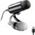 LIANGSTAR USB Computer Microphone, Podcast Mic Desktop with Mute Button for Recording Streaming, Omnidirectional Condenser, Plug&Play Stand with Volume Control for PC, Laptop, Mac, YouTube