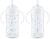 NUK Learner Straw Cup, 10oz, 2-Pack – Toddler Sippy Cup with Soft Straw for Easy Drinking, Suitable for Ages 8 Months and Up, Timeless Collection