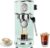 atatix 20 Bar Espresso Machine with Milk Frother, Compact Espresso Maker, Stainless Steel Coffee Machine with Precise Temp Control & 44oz Removable Water Tank for Latte, Cappuccino, Light Green