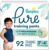 Pampers Pure Protection Training Underwear, Unisex, Size 3T4T, 92 Count, Premium, Hypoallergenic, Soft, Absorbent