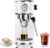 Atatix 20 Bar Espresso Machine with Milk Frother, Professional Compact Espresso Maker, Stainless Steel Coffee Machine with Precise Temp Control & 44oz Removable Water Tank for Latte, Cappuccino, White