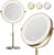 Makeup Mirror with Lights, 1x/20x 360° Rotation Vanity Mirror, Brightness Adjustable Lighted Makeup Mirror with Magnification, 5000 mAh Rechargeable Double Sided Mirror with 3 Colors, Gift for Women