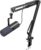 TONOR Dynamic Podcast Microphone for Content Creators, Cardioid XLR/USB Mic, AI Noise Cancellation, Tap Mute, 3.5mm Jack for Monitoring, Volume Control, Microfono with Boom Arm, Black, TD510 AIR H+