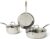 Amazon Basics Stainless Steel Cookware Set, 5-Piece, All Cooktop Friendly, Dishwasher-Safe, Induction Compatible