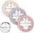Bakpoco Stainless Steel Suction Plates for Toddlers, 8″ Divided Kids Baby Plates with Removable Silicone Suction, Non Toxic Non Slip Portion Control Snack Dishes 3 Packs, Pink Beige Lilac