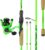 KastKing Zephyr Dual-Tip Fishing Rod and Reel Combo,Spinning & Baitcaster Combo,Dual Tips Section for Different Powers,IM6 Graphite 2-Piece Rod with Extra Tip,Sensitive & Powerful,Freshwater Fishing