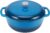 Amazon Basics Enameled Cast Iron Dutch Oven Pot with Lid, Round, Dual Handles, Heavy-Duty, Oven Safe for Stews, Roasting, Baking, 6-Quart, Blue