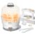 HEYVALUE Ease-Steam Bottle Sterilizer, Compact Baby Bottle Sterilizer, Fast One-Touch Operation (Esterilizador de Biberones), Electric Sterilizer for Baby Bottles, Baby Essentials & Breast Pump Parts