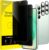 JETech Privacy Screen Protector for Samsung Galaxy S25+ / S25 Plus 5G with Camera Lens Protector, Anti-Spy Tempered Glass Film, Fingerprint ID Compatible, 2-Pack Each