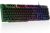 GEODMAER 104 Keys Gaming Keyboard, Full Size LED Backlit Wired Keyboard with Multimedia Keys, Anti-Ghosting, Spill-Resistant Membrane Gaming Keyboard for PC Laptop