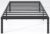 NEW JETO Metal Bed Frame,Twin Size Bed Frame with Storage Space,Heavy Duty Sturdy Mattress Foundation,Easy Assembly,No Box Spring Needed, Black,14 Inch,Twin