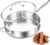 DELARLO Tri-Ply Stainless Steel 7QT Jumbo Cooker Saute Pan With Lid, 12.5 Inch Deep Frying Pan, Induction Large Skillet, Cooker Pan for Chefs, Dishwasher & Oven Safe