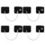 YEYA Refrigerator Locks with Keys 4 Pack, Baby Proof Cabinet Locks | Child Safety Door Locks for Toddler, Fridge Locks for Kids