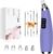 Pore Vacuum Blackhead Remover – Pore Extractor with 5 Attachments & 3 Suction Levels – Blackhead Remover Tools for Women and Men (Purple)