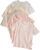 Butterblu Taylor 5-Pack Toddler Short Sleeve T-Shirts 100% Organic Cotton for Toddler Boys and Girls​