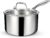 EWFEN 3 Ply Stainless Steel Saucepan with Lid, 3 Quart Multipurpose Cooking Pot, Stay-Cool Handle, Induction Oven Dishwasher Safe, 3 QT