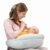 Boppy Complete Nursing Pillow, Breastfeeding & Bottle Feeding Ergonomic 2-in-1 Feeding Pillow with Removable Belt, CloseComfort No-Gap Design, Full-Length Bolster, Washable Cover-Green Sage Vines