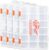 LARIPOP 4-Pack 3600 Fishing Tackle Boxes, Clear Plastic Storage Trays with Adjustable Dividers, Organizer for Lures, Hooks, Sinkers, Jigs & Fishing Accessories