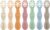 PandaEar 7 Pack Silicone Baby Feeding Spoon | Baby Led Weaning Supplies | Toddler Infant Feeding Spoon First Stage