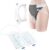 Wearable Urine Collector with Soft Silicone Cup, Adjustable Breathable Pants, Long Drainage Tube, 1000ml Day Bag and 2000ml Night Bag, External Catheter for Men for Elderly Male Grey